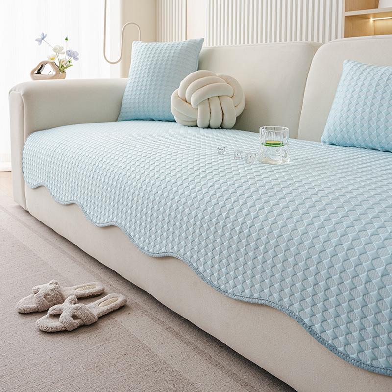 New Summer Sofa Mat Cushion Modern Simple Cool Sofa Cover Irregular Sofa Cushion