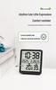 Ultra-thin Indoor Multifunctional Alarm Clock with Thermometer and Magnetic Attachment #3702