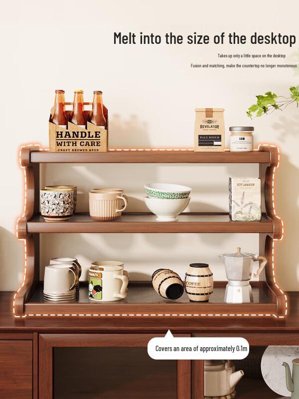 Cha Xun Desktop Multi-layer Tea Tray & Cup Holder Rack