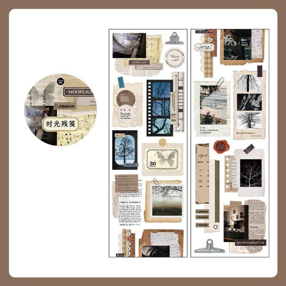 Image Poetry Collection Series Washi Tape DIY Decorative Paper Tape New Die-Cut Tape  Journal Decor