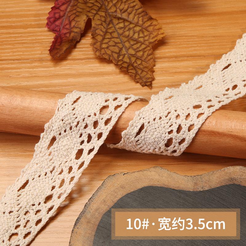 Hollow Lace Handmade Diy Decorative Lace Strap Clothing Clothes Tablecloth Curtains Fabric Material Cotton Thread Lace Edge