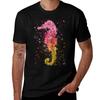 Seahorse TShirt Work Short Sleeve Cotton Top