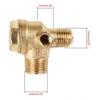 3-Way Unidirectional Check Valve Connect Pipe Brass/Zinc Alloy High Quality