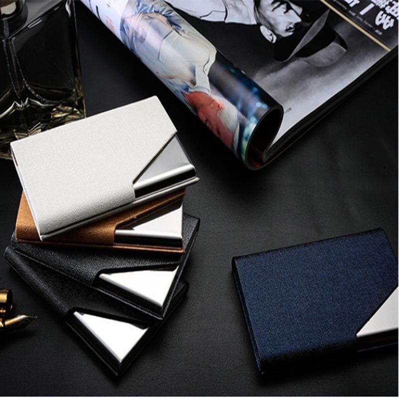 Customized Korean Style Metal Business Card Holder - Portable and Fashionable