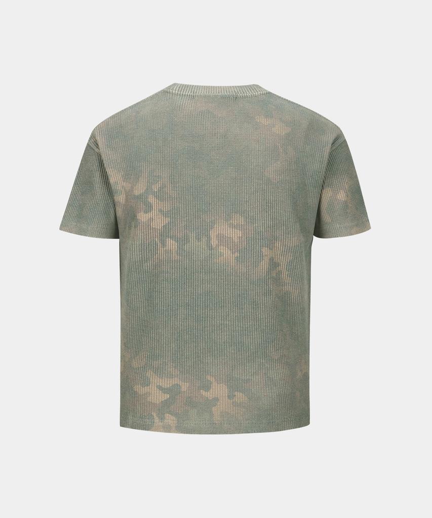 ADSB ANDERSSON BELL Unisex Camouflage Waffle T-Shirt Atb1087U(Sand)