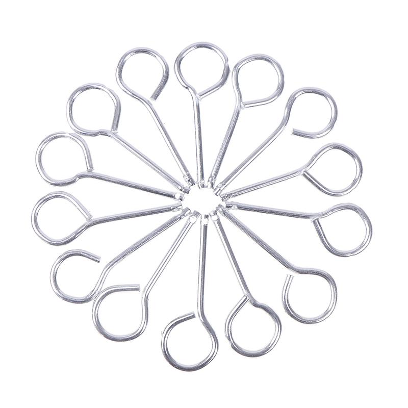 100 Stück Feuerlöscherzubehör, runder Eisenstift mit Loch, Ventil-Sicherheitsstift, Eisendrahtstift für Trockenpulver-Feuerlöscher