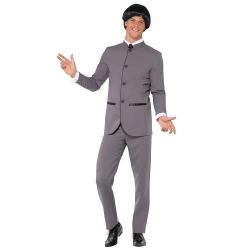 Smiffys Mens Fab Four Iconic Costume - Grey / M - Image 3
