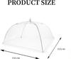 2pcs Foldable Food Cover Anti-Fly Mesh Food Cover Folding Umbrella Tent, Cake Cover Protectio