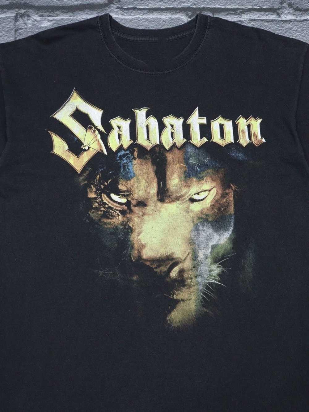 Band Tees Vintage Sabaton Metal Band T-shirt Short Sleeve UR084 FREE SHIPPING S