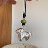 Bohemian Vintage Long Necklace Adjustable Sweater Chain Gifts Sheep Pendant Necklace  Daily Wear