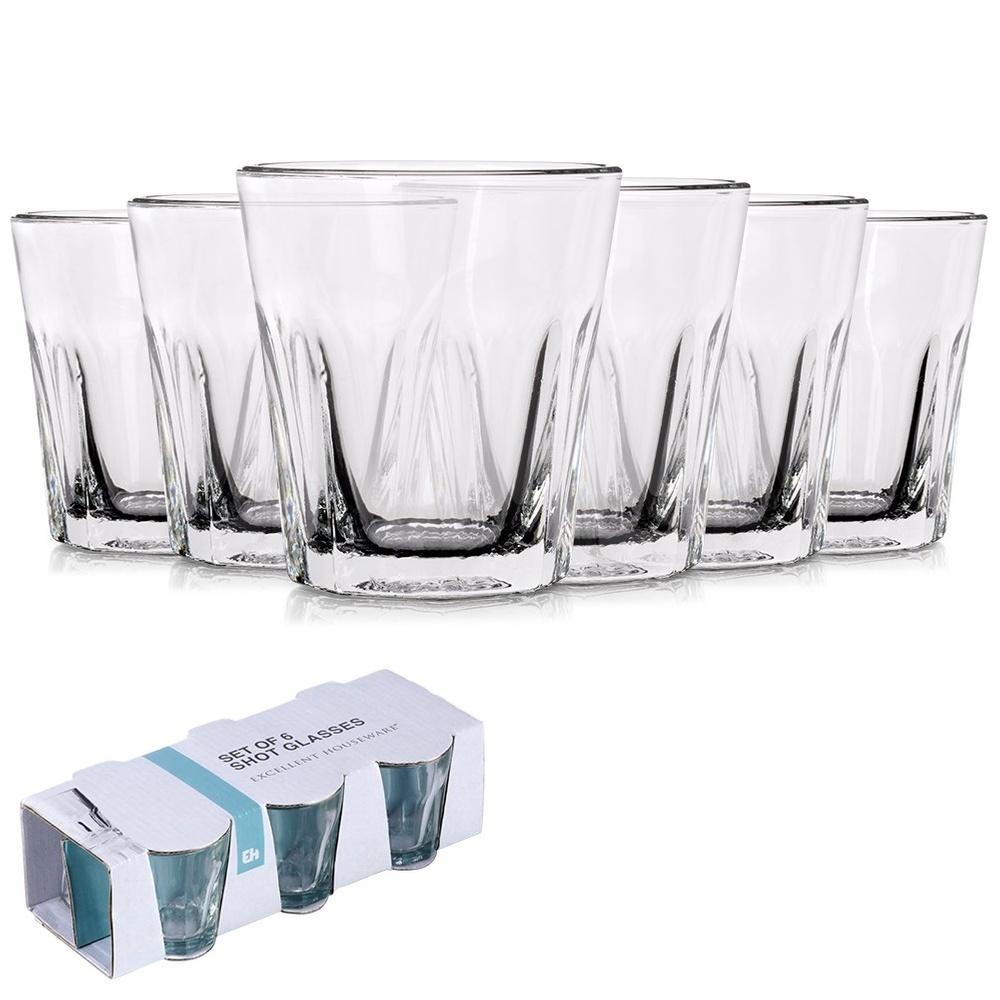 Glass vodka glasses 40 ml 6 pcs.