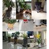 High Capacity Plant Cart Garden Container Tray With Smooth Rolling Wheels Support Large Heavy Decorative Pots