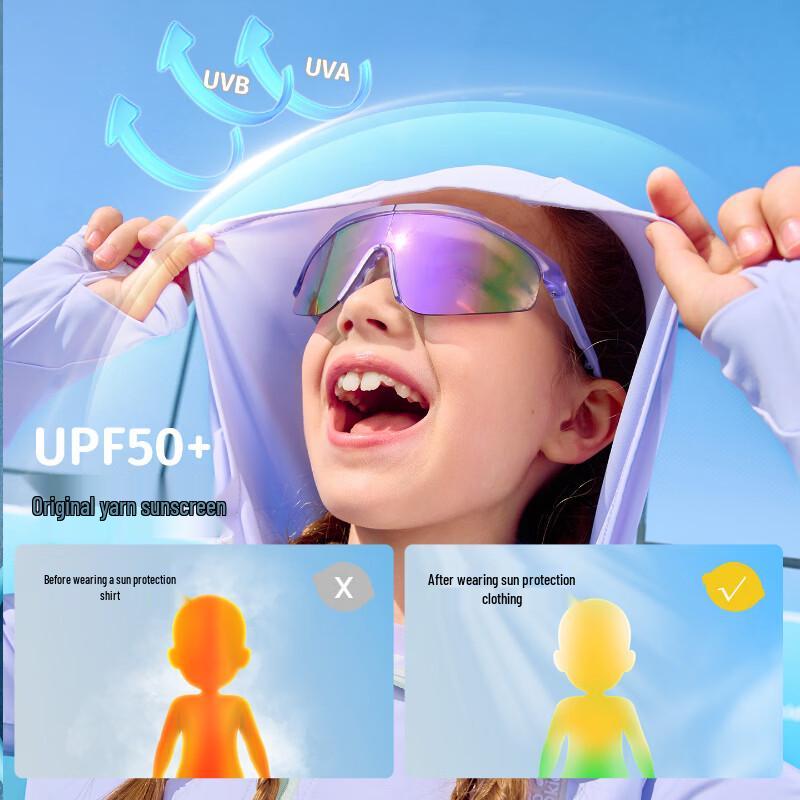 Lemonkid Girls' Ruffle Hem Cooling Sun Protection Jacket