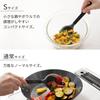 Myrna Triangrip Silicone Cooking K536BK Spoon, Black,