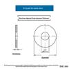 High Strength Flat Washer (Thickened & Widened) - Sizes M8 to M64