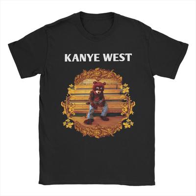 Kanye West T Shirts for Men Cotton Awesome T-Shirts Crewneck Tees Short Sleeve Tops Party