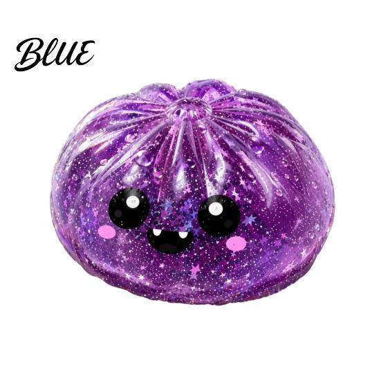 Angstlösende Schreibtischspielzeuge Halloween Glitzer Quetschball Stressball TPR Langsam aufsteigendes Fidget Toy Geschenk für Kinder Geist Kürbis Augapfel Knödel