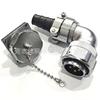 90° Angled Waterproof Aviation Socket Connector, 26-Pin Core for Electrical Cable TV+Z