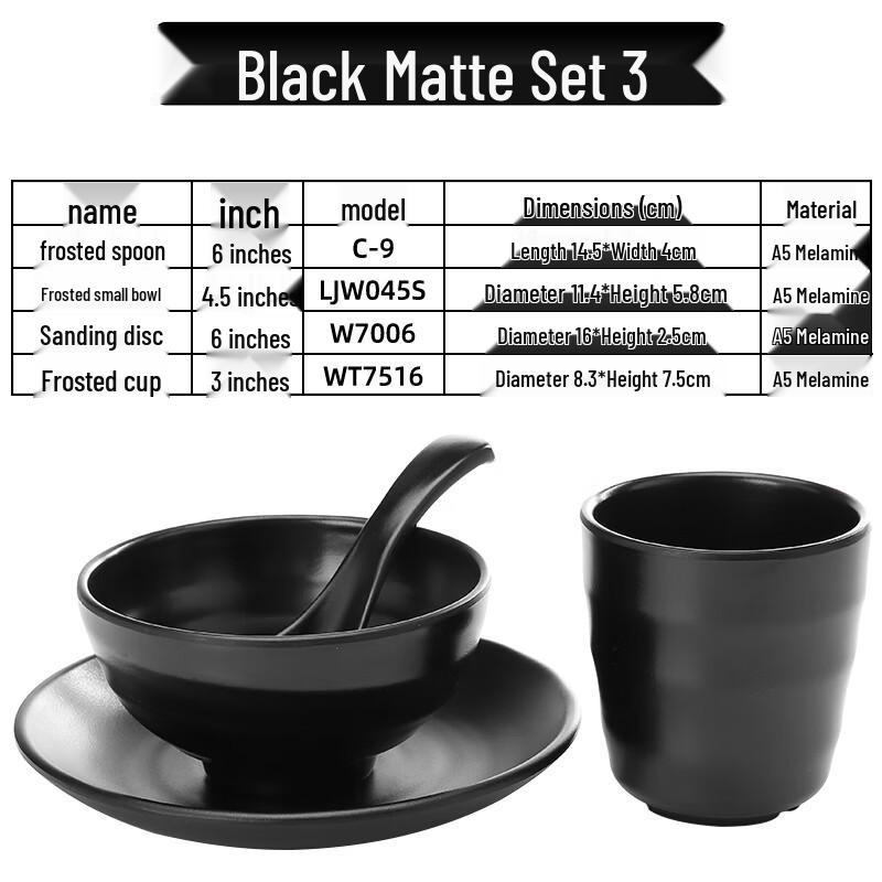 Melamine Tableware Set