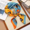 70cm Versatile Fashionable Mulberry Imitation Silk Scarf for Middle-Aged & Elderly - Summer Neck Protection