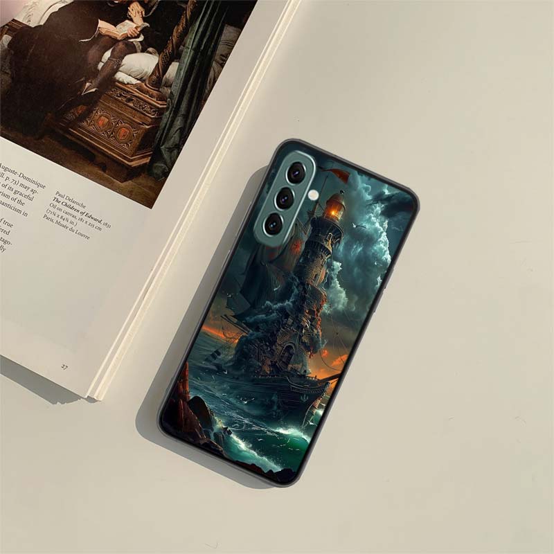 Lighthouse Phone Case for Samsung A54 A14 A24 A34 A17 A37 A57 A55 A35 A25 A15 A07 A05S A04S A12 A22 A32 A52S A72 Galaxy Note 20