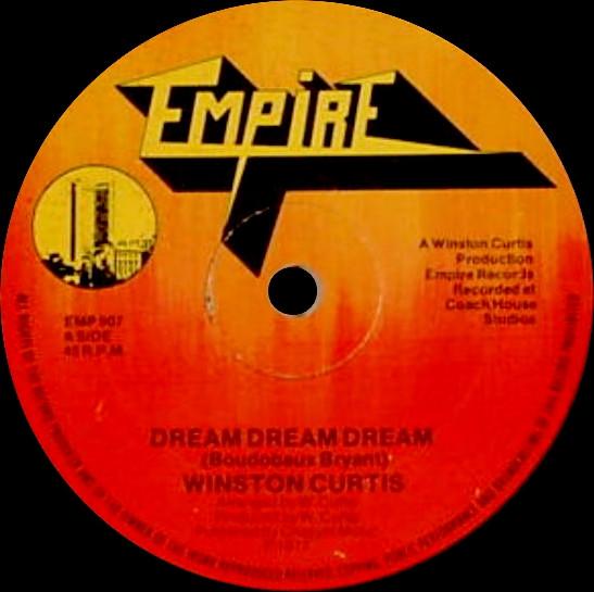 7inch Record WINSTON CURTIS Dream Dream Dream EMP907 Empire Records UK Reggae Ska Dub Used