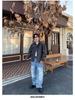 American Retro Suede Short Jacket for Men – Trendy Autumn/Winter Lapel Outerwear
