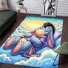 Eeyore Pattern Rug with A Sleeping Cloud Motif - Non-slip Kitchen Mat, Outdoor Rug Home and Bedroom Decor Yoga Mat Birthday Gift