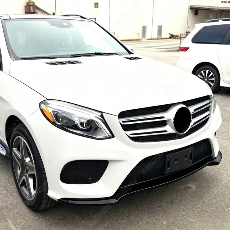 Front Bumper Chrome For Mercedes Benz W166 W292 GLE 2015 2016 2017 2018 2019 Trim Trim Decoration Kit A292850300 A2928850400 чёрный