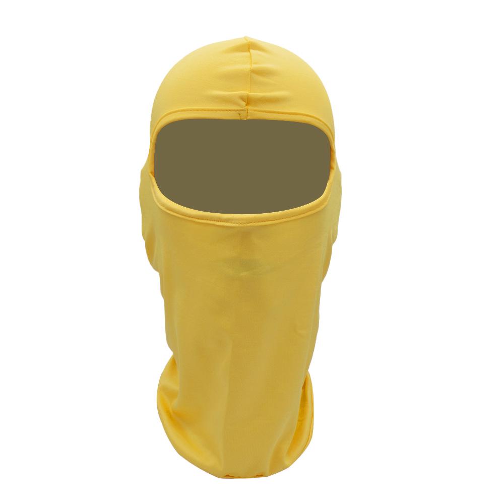 Cagoule de cyclisme à protection UV: Couvre-chef coupe-vent, anti-poussière et protégeant du soleil pour les sports de plein air et la moto