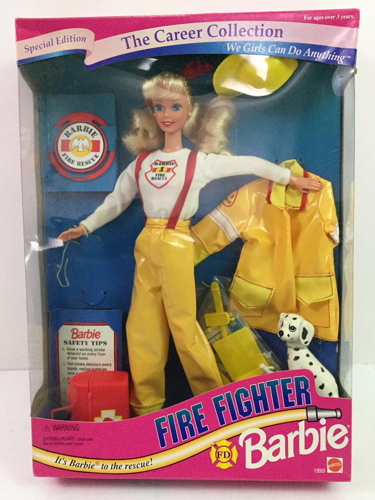 1994 The Career Collection Fire Fighter Barbie by Barbie -