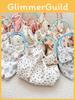 Stylish Korean Canvas Bag Featuring Cute Characters Ideal For Everyday Use And Beach Outings