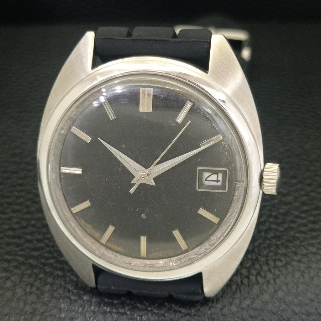 VINTAGE SEIKO HAND-WINDING 6602B JAPAN MENS ORIGINAL DIAL WATCH A703931-1