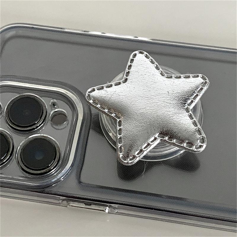 

INS Korean 3D Puff Star Decompress Phone Grip Tok Griptok Korea Holder Ring For iPhone 14 Samsung Accessories Phone Stand Holder