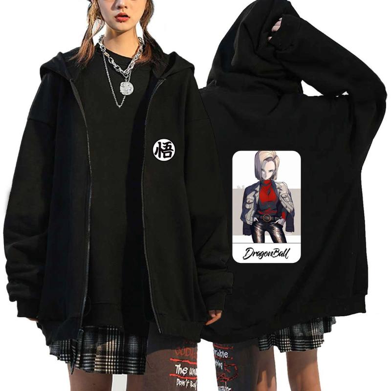 Fashion Dragon Ball Wukong Graphic Print Zipper Hoodie Fall and Winter Casual Sports Sweatshirt for Men Fleece Hoodie Sweatshirt