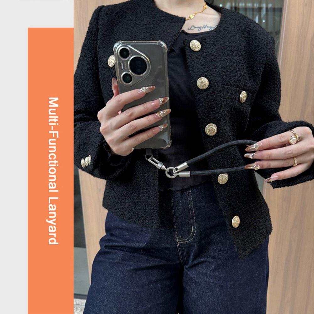360 Degree Rotation Wrist Strap Metal Hook Phone Lanyard New Phone Strap for Phone Case