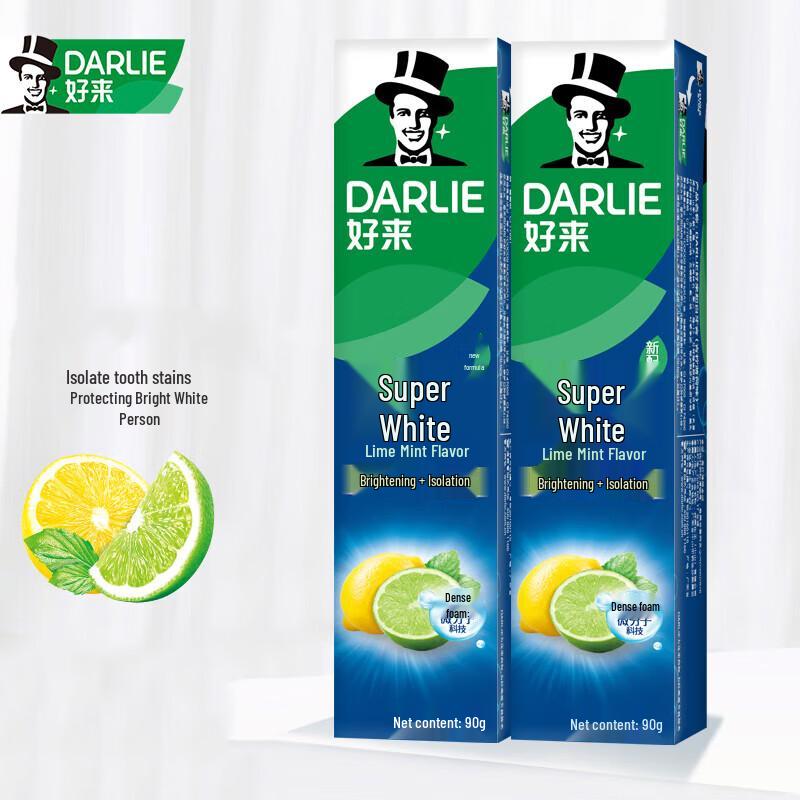 

Darlie Fresh Breath & Strong Teeth Lime Mint Toothpaste