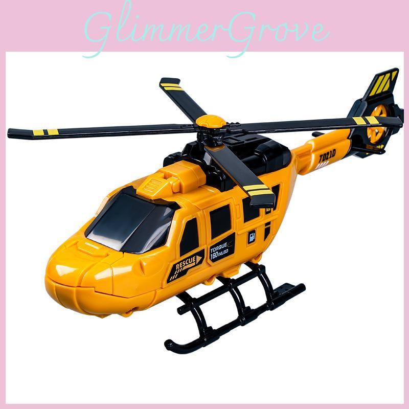Rescue Helicopter Toy With Inertial Blades For Kids Pretend Play And Gift Use