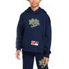 Nike Fashionable Comfortable Fleece Basketball Hoodie Kids Hoodies Blue HF8158-451