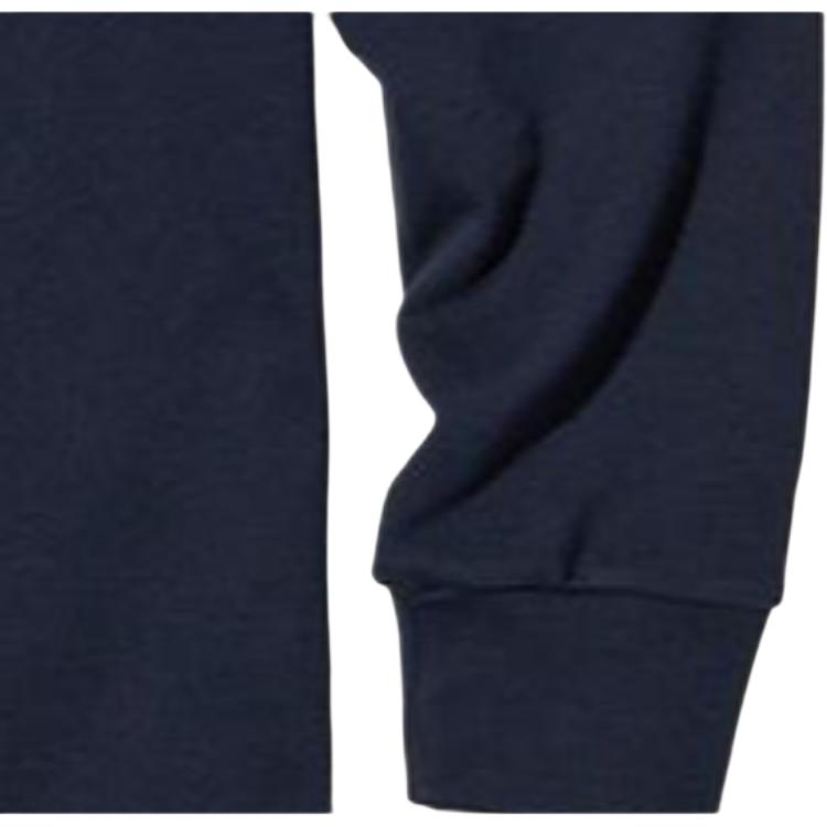 Uniqlo Solid Color Crew Neck Pullover Long Sleeve T-Shirt Unisex Tops 450179-69