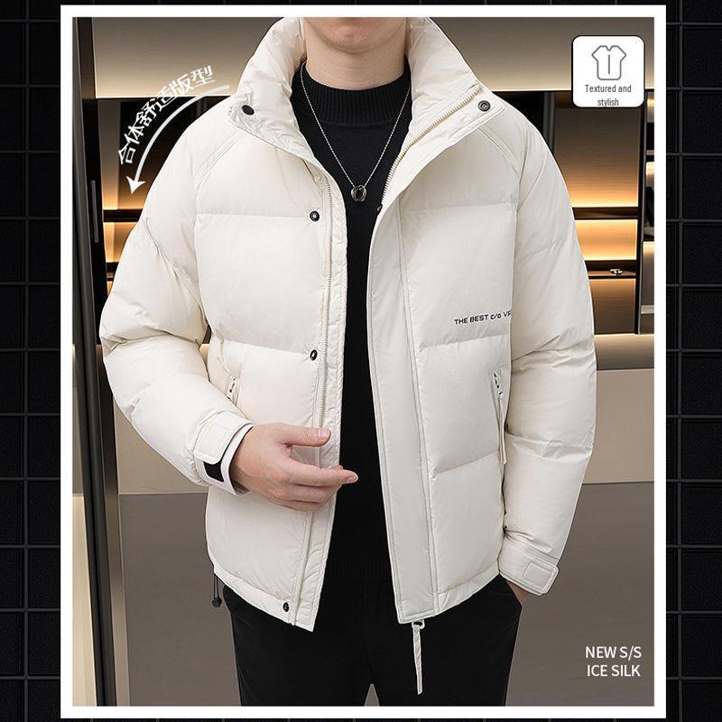 

Чоловіча водонепроникна зимова пухова куртка 2025 року зі стійкою Default Option