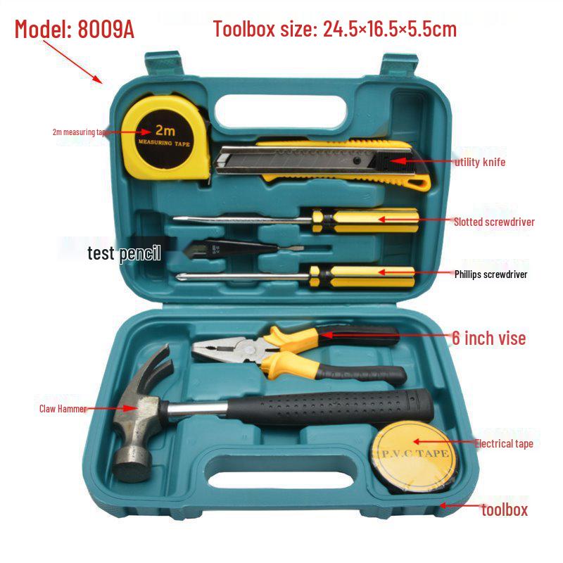Portable Household Tool Kit for Car and Home Repair