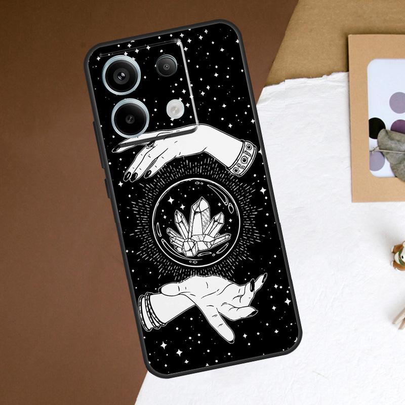 Occult Witchcraft Moon Gothic Witch Case For Redmi Note 11 12 13 Pro Plus 9 10 10S 11S 12S Redmi 12 9C 10C 12C 13C Back Cover