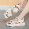 Velcro Roman beach sandals women's 2025 summer new massage sole mother model non-slip soft-soled beach sandals