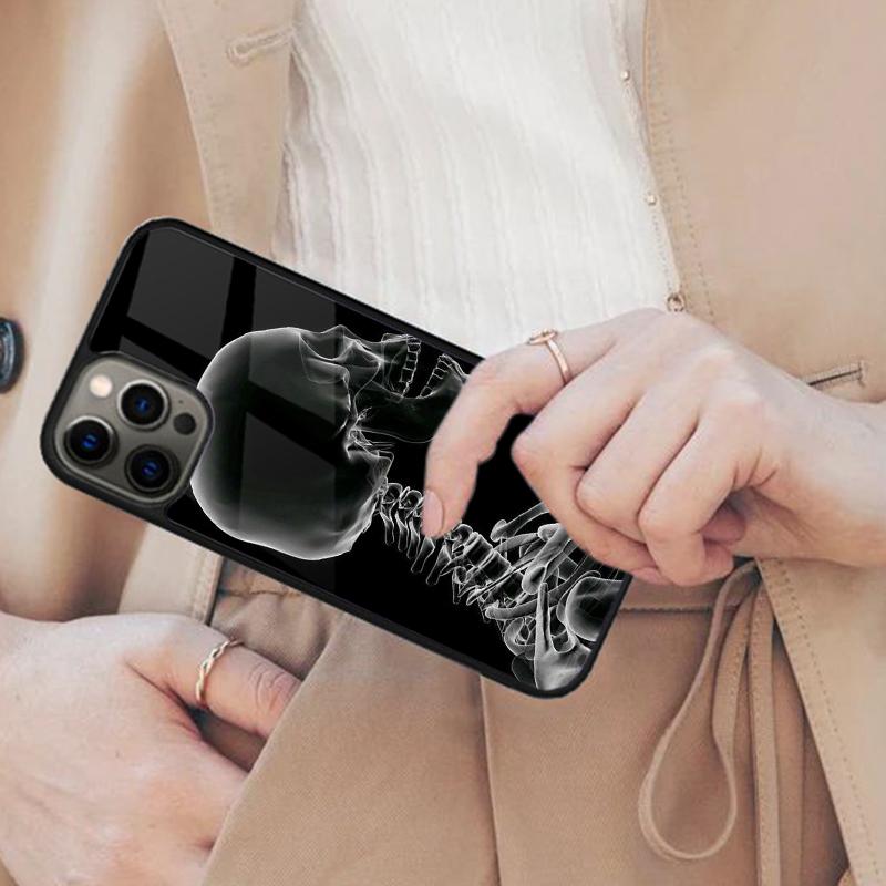 Skeleton X-Ray Magnetic Phone Case For APPLE iPhone 17 Air 16 14 13 12 Pro Max 15 Plus Wireless Charge With MagSafe Cover