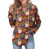 Women's Fashion Women's Lightweight Long Sleeve Pullover With Pockets Preppy Graphic Hoodie