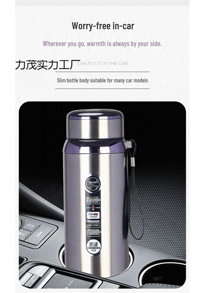 Portable Stainless Steel Insulated Water Cup for Men & Women - Large Capacity, Short, Stout, Ideal for Outdoor Sports & Car Use