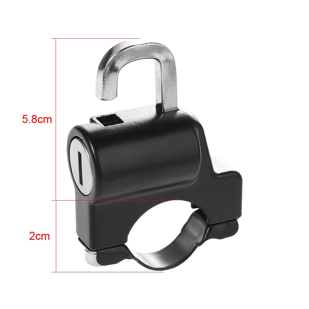 22-26mm Motorbike Anti-theft Helmet Lock Handlebar Lock Helmet Hook Motorcycle