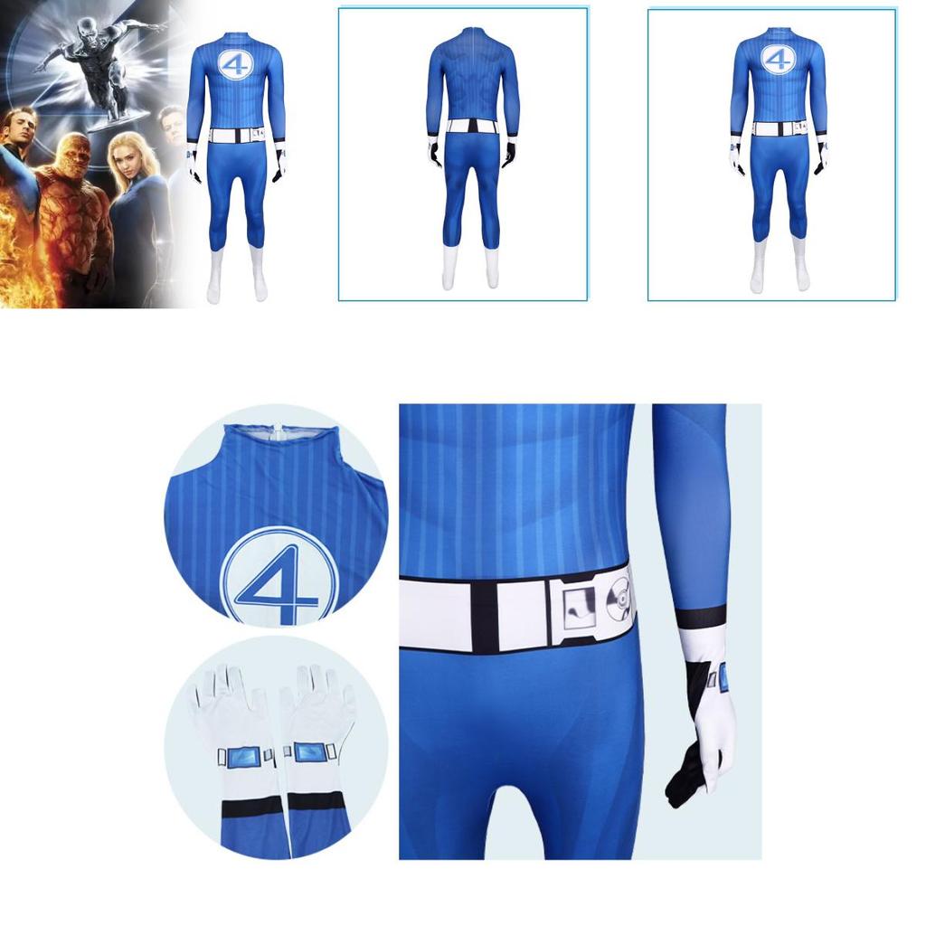 Marvel Fantastic Four Full Body Suit With Polyester Material For Theatrical Play And Cosplay