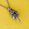 Necklace Hip Hop Versatile Skull Gesture Men and Women Casual Couple Pendant